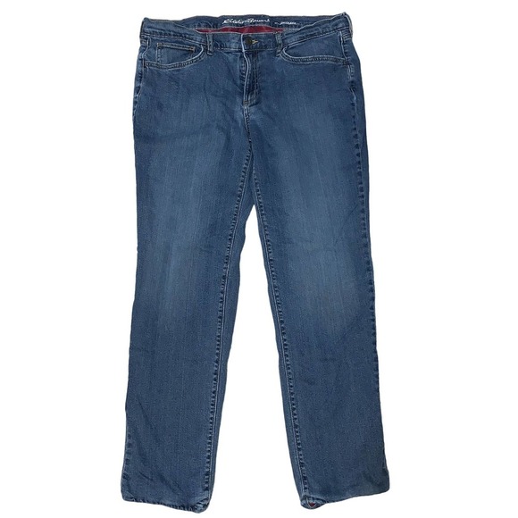 Eddie Bauer Jeans Eddie Bauer Flannel Lined Boyfriend Jeans Poshmark
